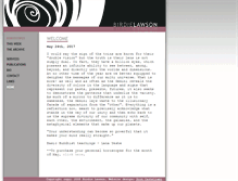 Tablet Screenshot of birdielawson.com